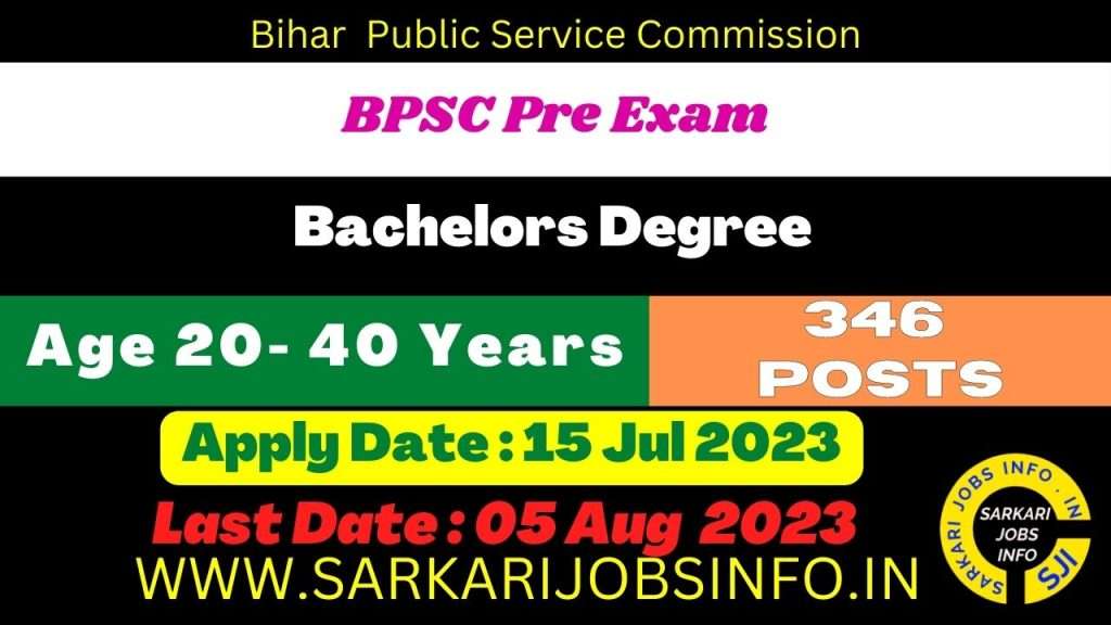 Bihar BPSC Pre 2023