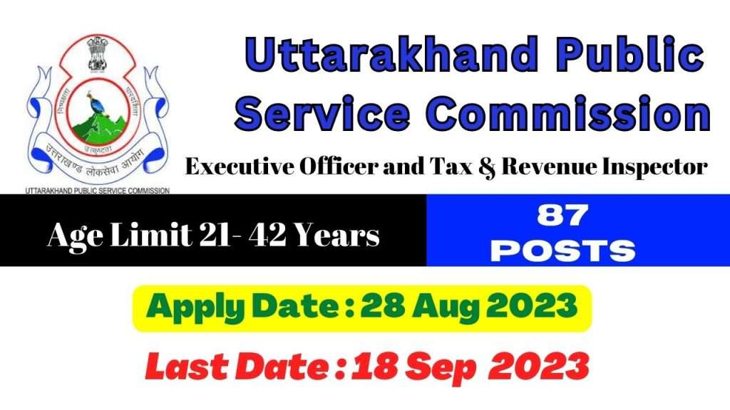 UKPSC recruitment 2023