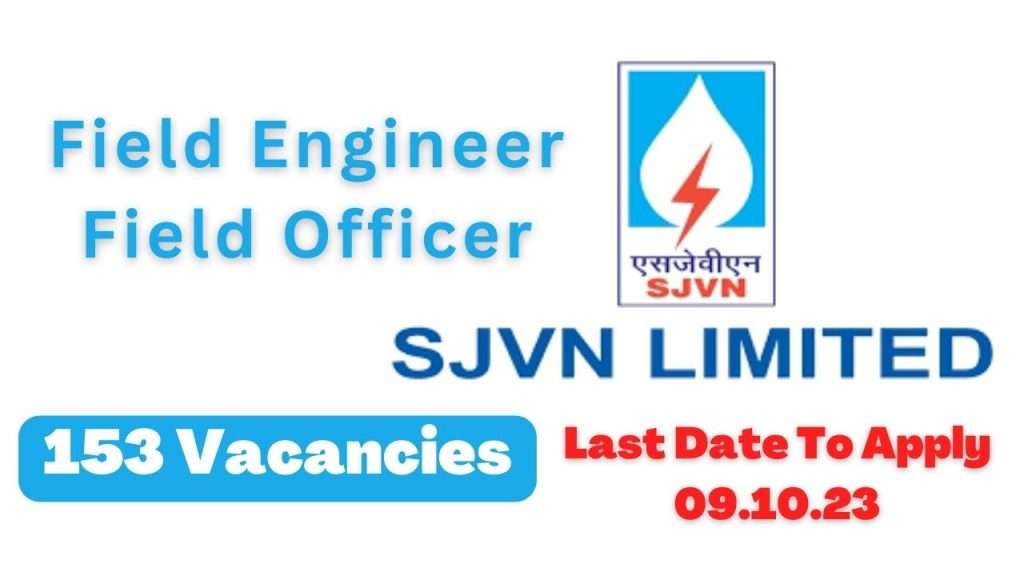 SJVN recruitment 2023