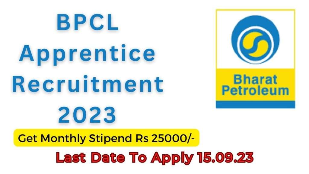 BPCL apprentice recruitment 2023