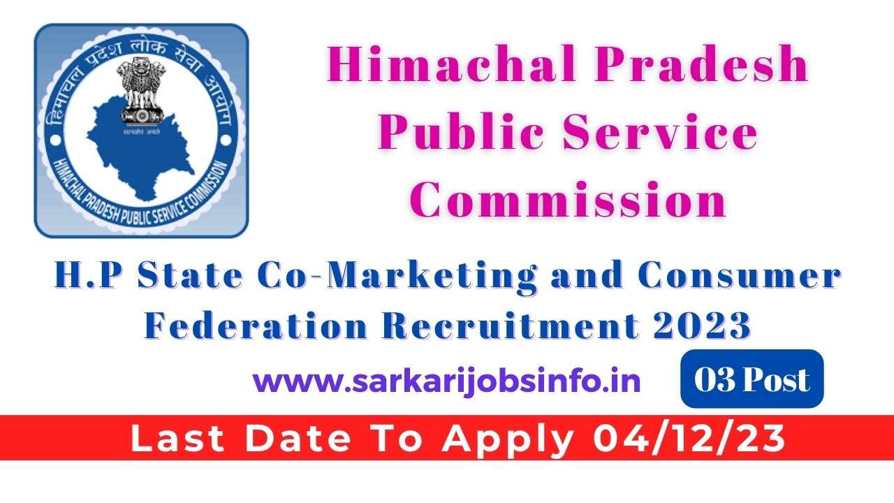 HPPSC Shimla Area Manager Recruitment 2023