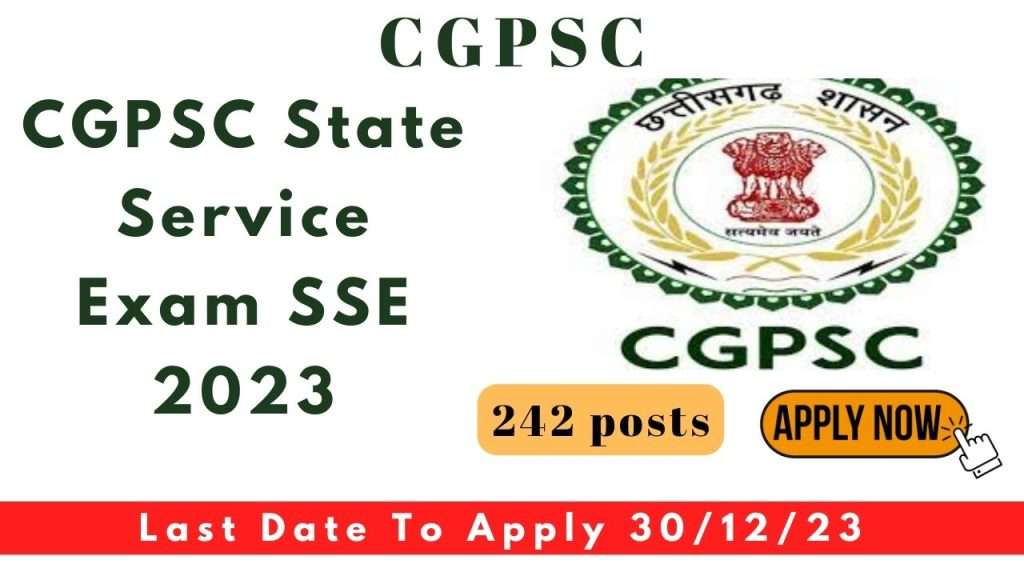 CGPSC State Service Exam SSE 2023
