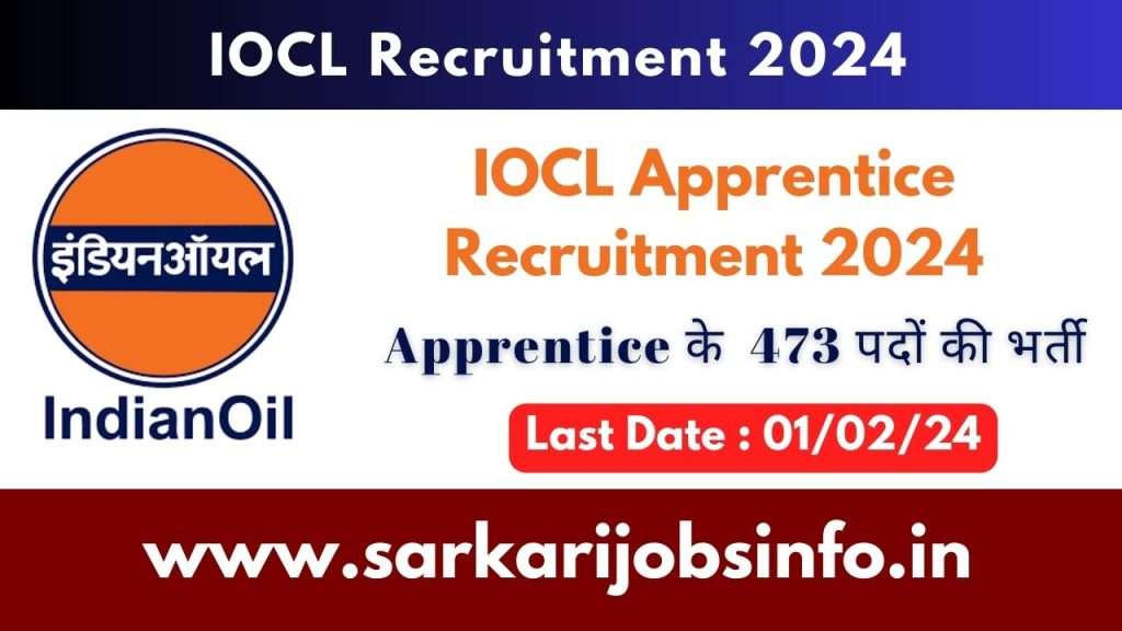 IOCL Apprentice Recruitment 2024