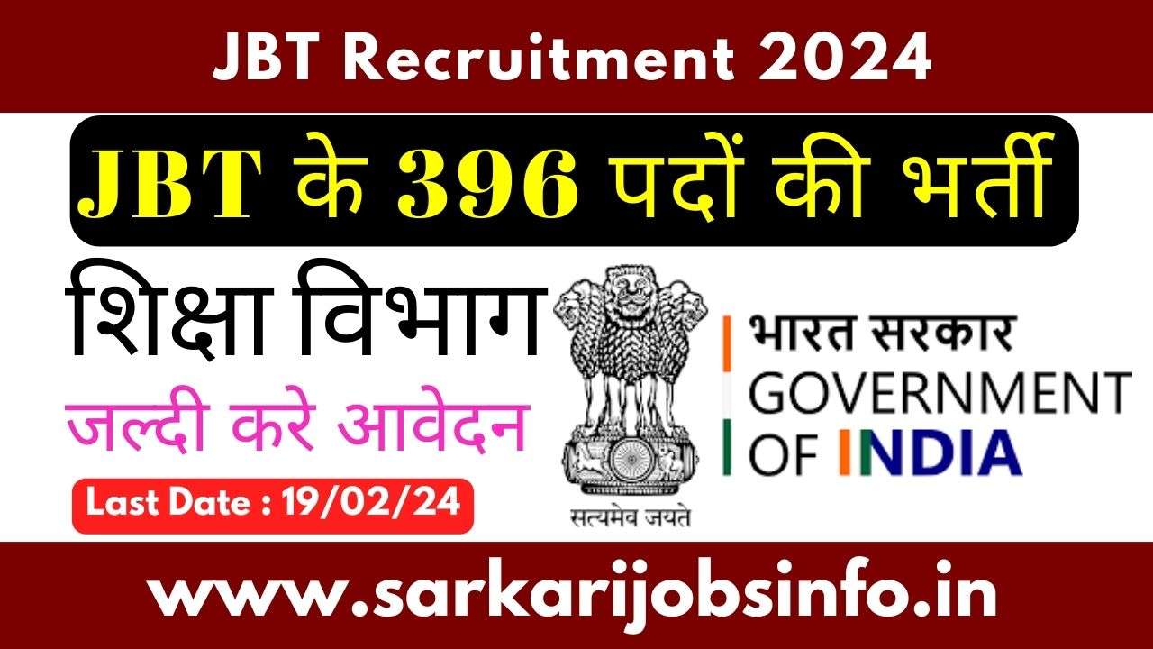 JBT Recruitment 2024