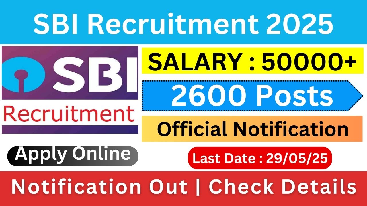 State Bank of India Circle Based Officers CBO Recruitment 2025