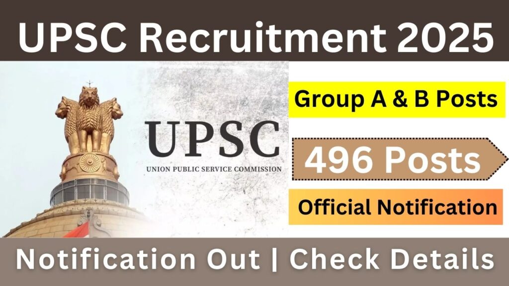 UPSC Recruitment 2025