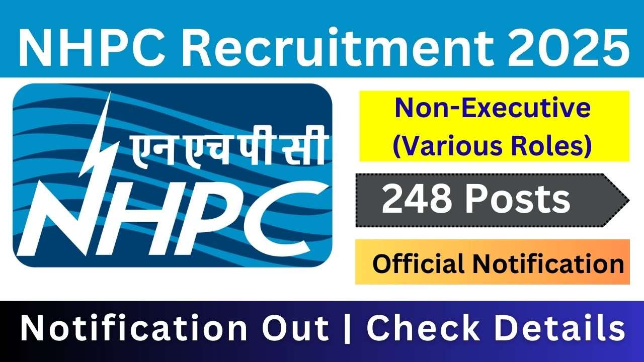 NHPC Non-Executive Recruitment 2025 Notification Out