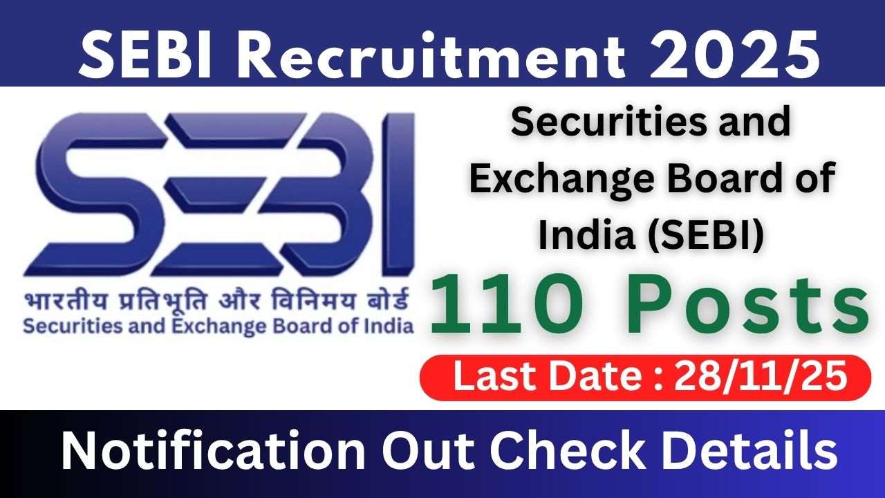 SEBI Officer Grade A Recruitment 2025