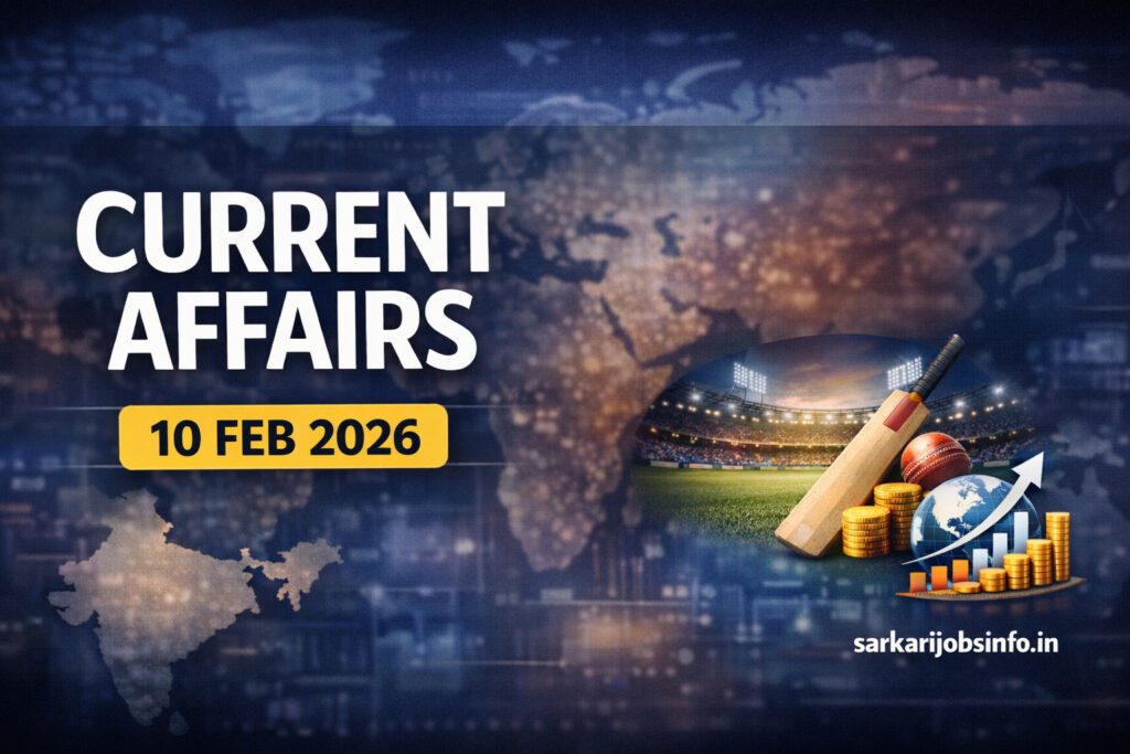 Current Affairs 10 Feb 26