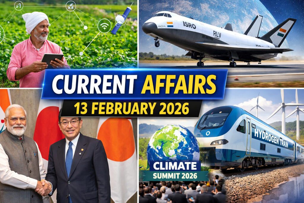 Current Affairs – 13 February 2026