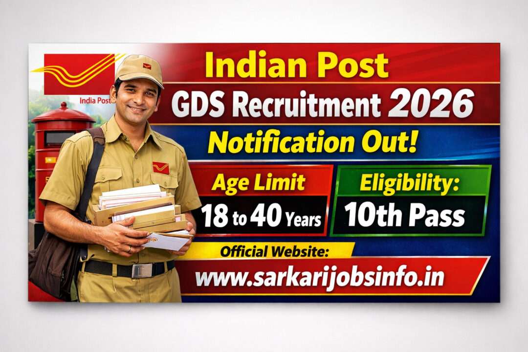 Indian Post GDS Recruitment 2026 Notification Out