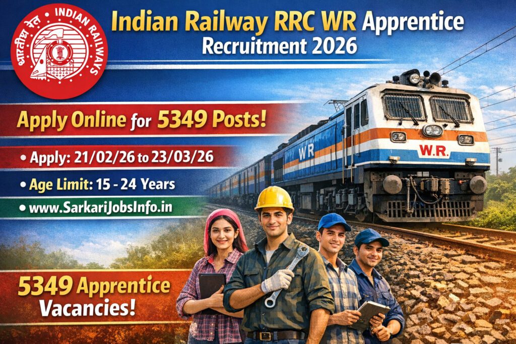 Indian Railway RRC WR Apprentice Recruitment 2026