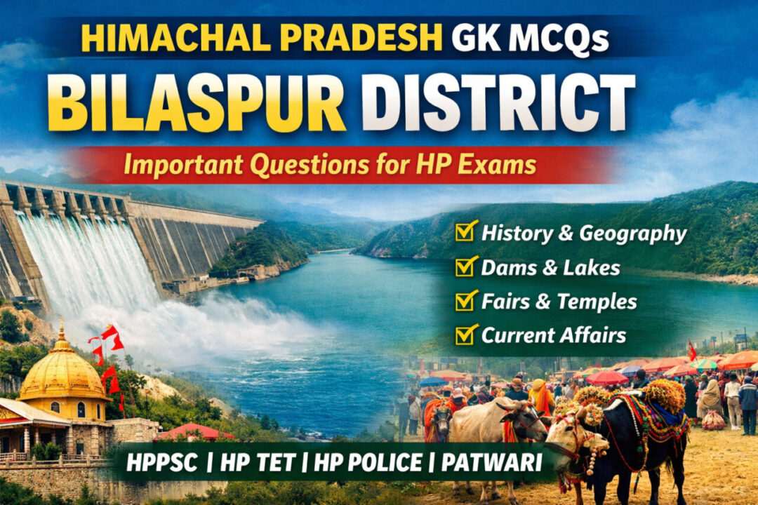 Himachal Pradesh GK MCQs – Bilaspur District