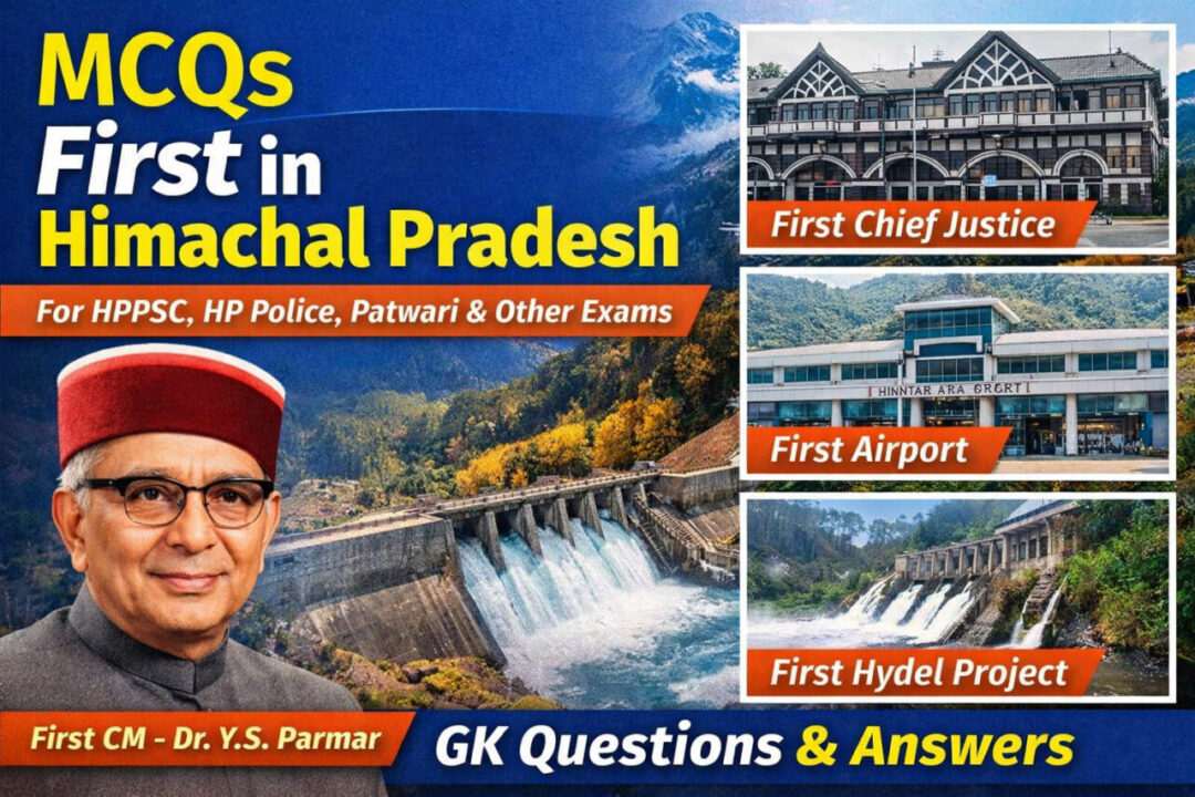 MCQ – First in Himachal Pradesh