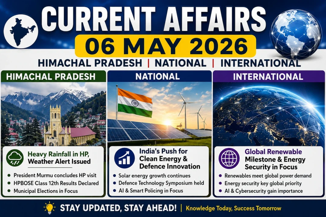 Current Affairs – 06 May 2026