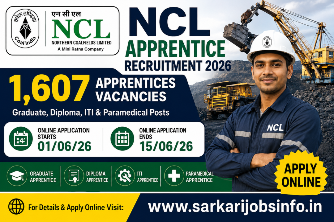 NCL Apprentice Recruitment 2026 Apply Online