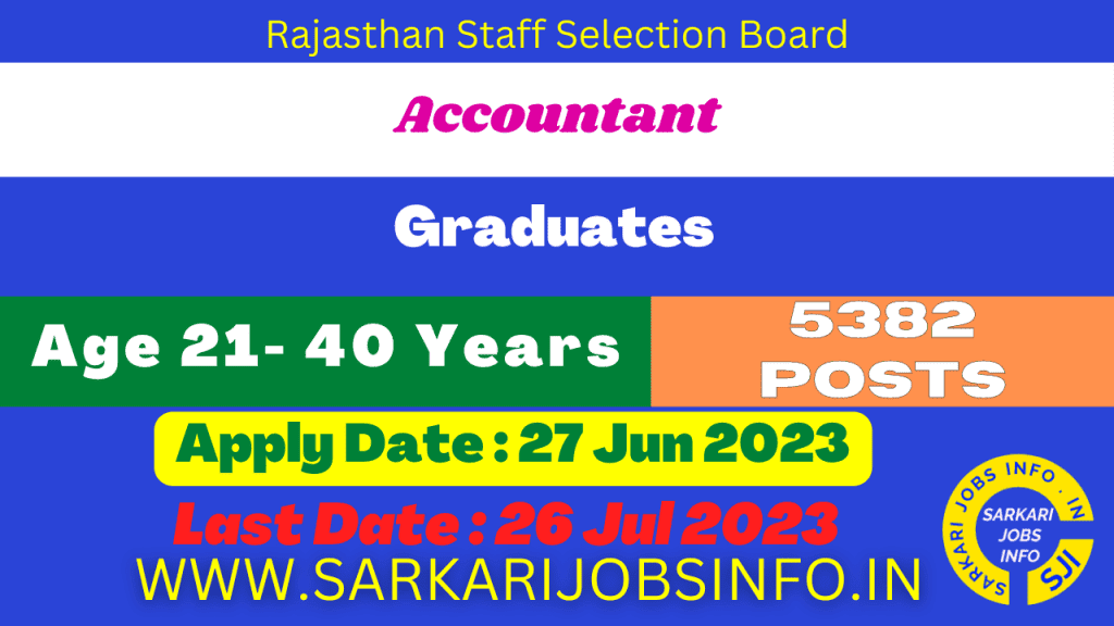 RSMSSB accountant